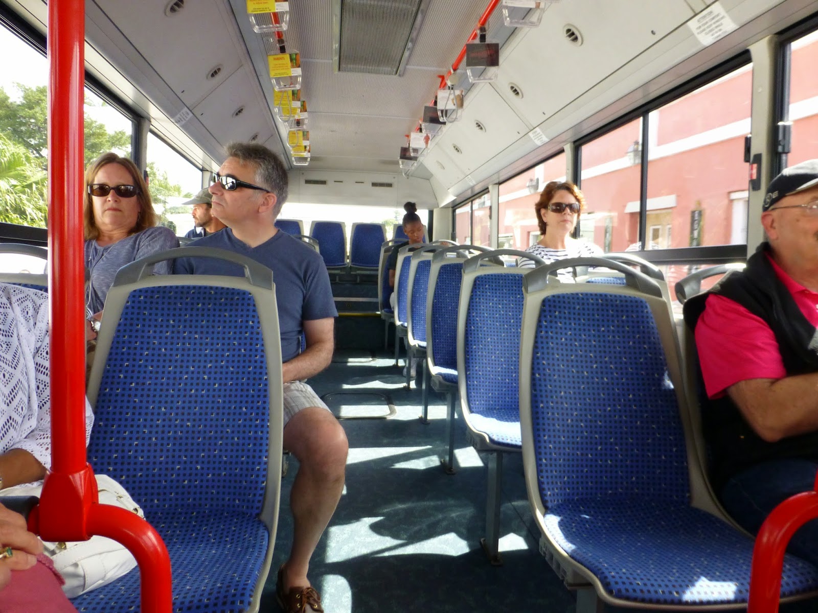 inside bus