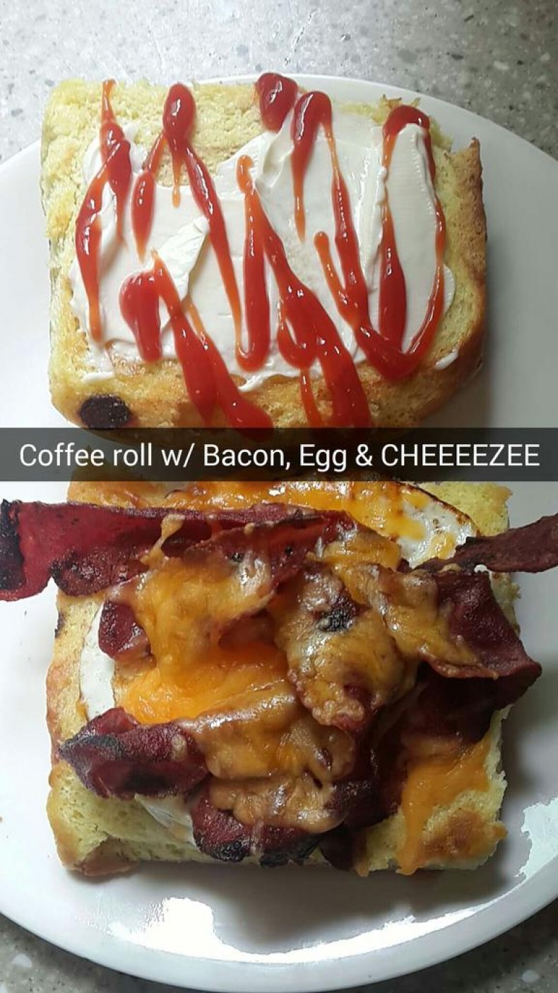 Mini Munchies: Coffee Roll Breakfast Sandwhich