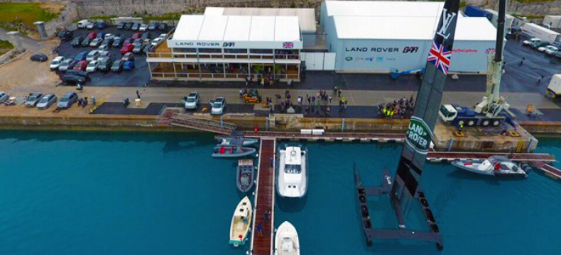 ACBDA: Land Rover BAR Team Base Launch