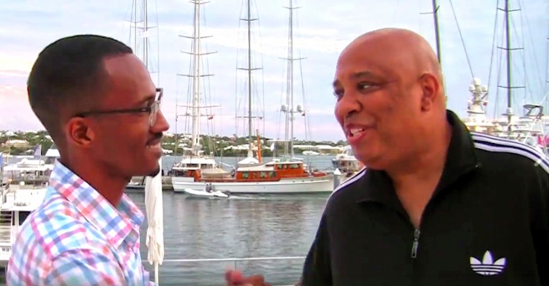 Kickin it wif Rev Run in Bermuda 